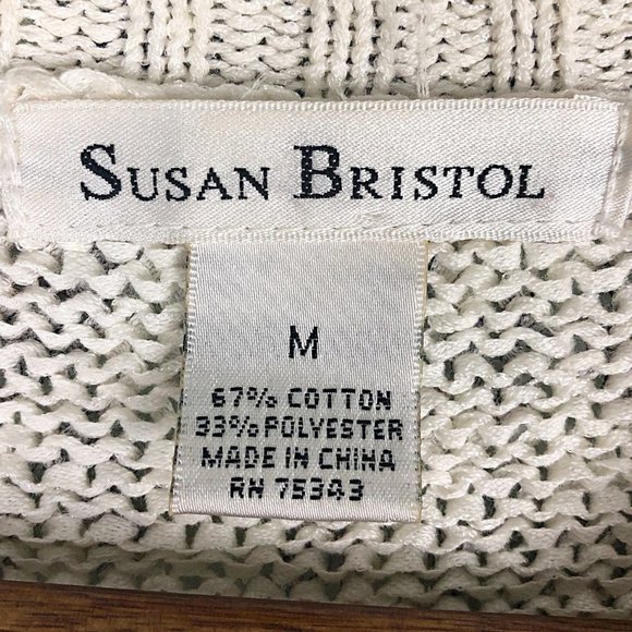 Susan Bristol Leopard Print Open Knit Cardigan - Picture 4 of 4